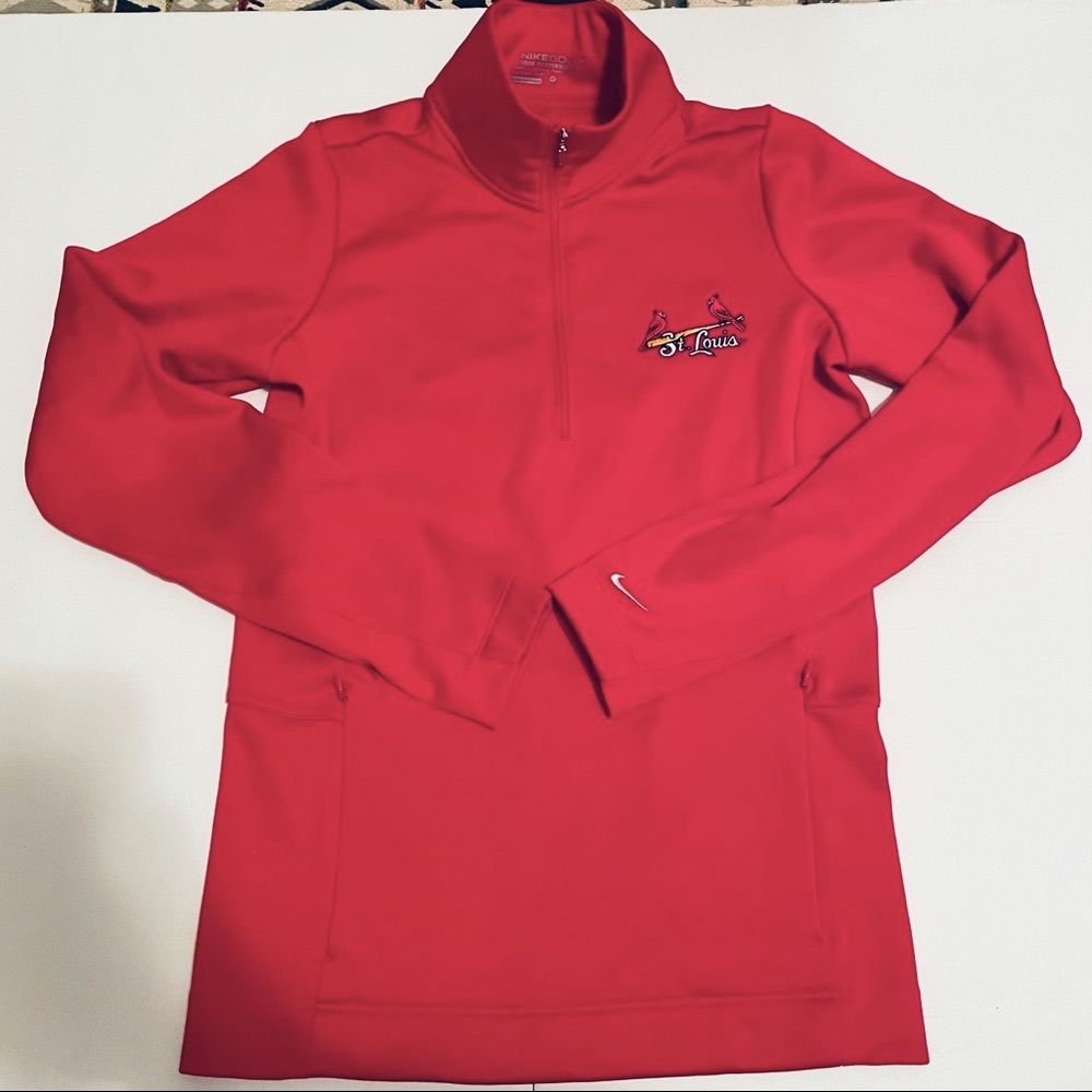 Nike St. Louis Cardinals Team Logo Pullover Jacket